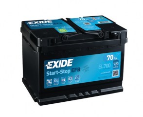 Аккумулятор EXIDE Start-Stop EFB EL700 70Ah 760A