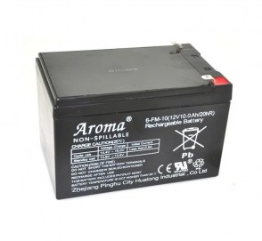 Аккумулятор Aroma 6-FM-10(12V10.0Ah/20hR) для детского электромобиля