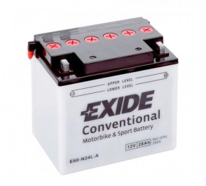Аккумулятор Exide E60-N24L-A 12v 28Ah 280A 