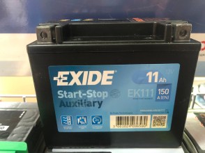 Аккумулятор AGM EXIDE START-STOP EK111 12v 11Ah 150A