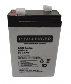 Аккумуляторная-батарея-Challenger-AS6-2.8-6v-2.8Ah