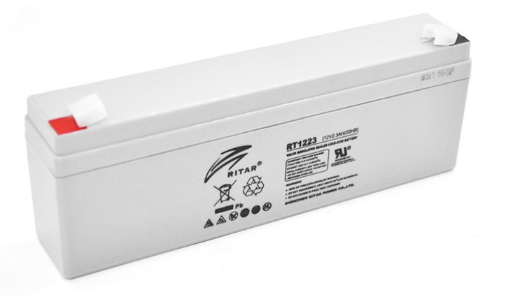  батарея RITAR RT1223, 12V 2.3Ah | Аккумуляторы Rirtar .