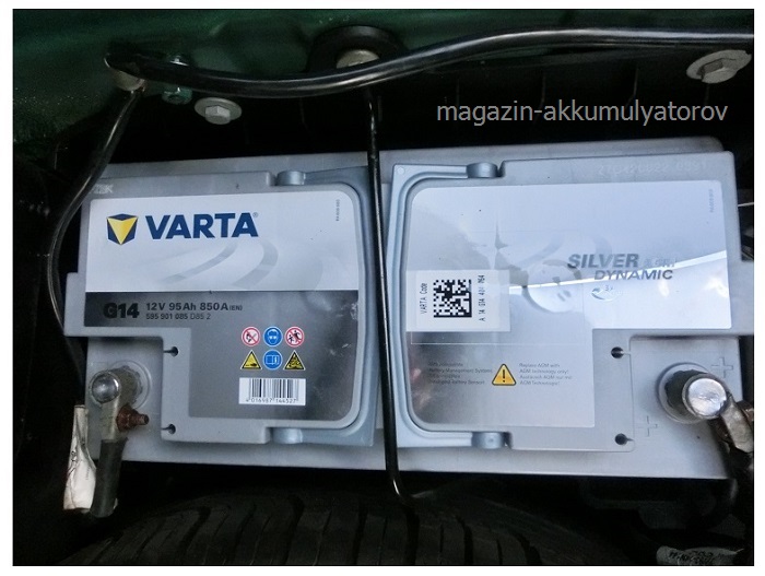Купить Varta Silver Dynamic G14 AGM 95Ah 850A в Киеве по самой выгодной  цене