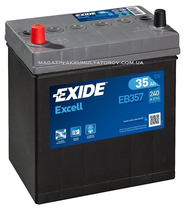 Купить EXIDE Excell EB357 35Ah 240A