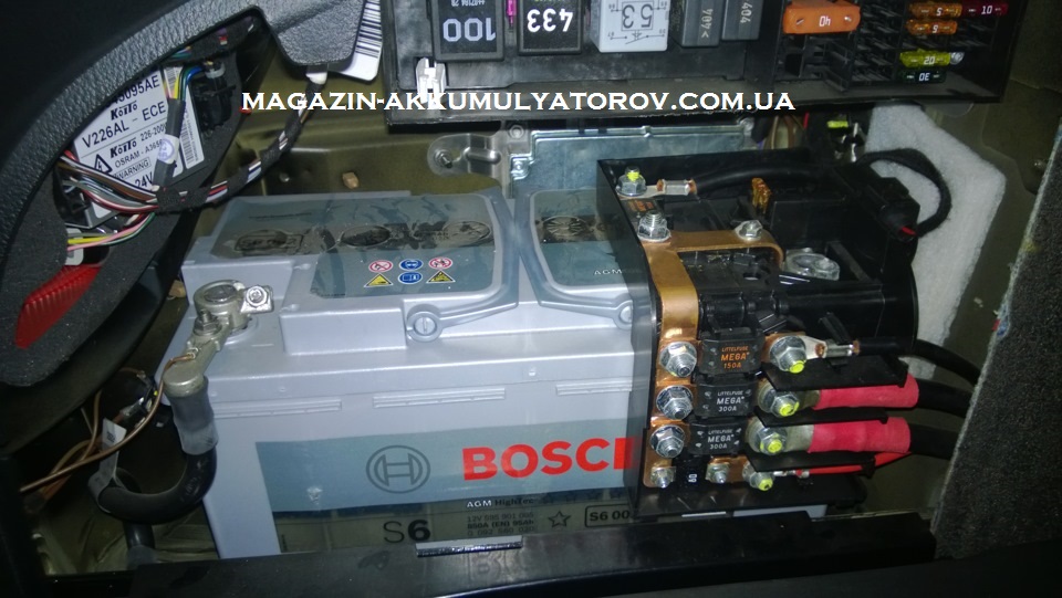 Batterie voiture Bosch Start&Stop AGM S6-013 - 95Ah / 850A - 12V - Feu Vert