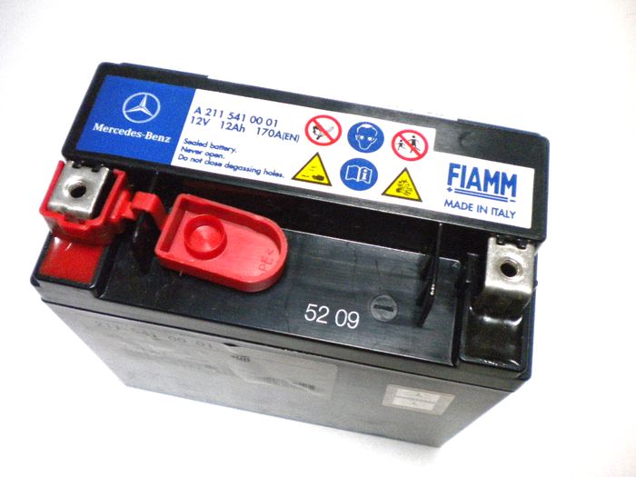 Дополнительный аккумулятор для мерседес w211 FIAMM 12v