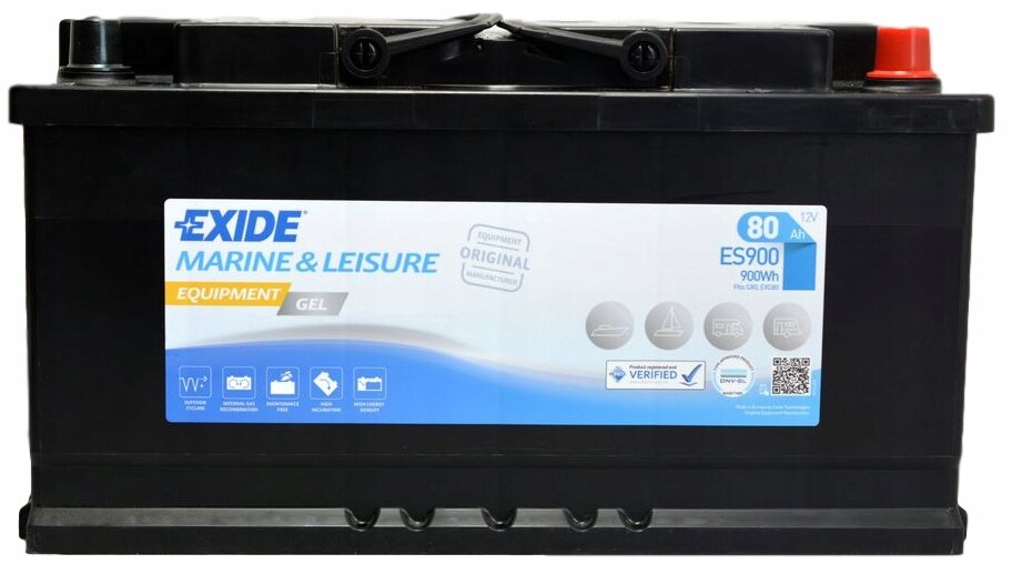 Лодочный-аккумулятор-EXIDE-MARINE-GEL-ES900-12V-80ah-900A