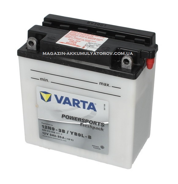 BATERIA MOTO 12V 9AH 12N9-3B / YB9L-B VARTA 50915