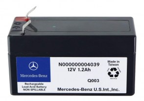 Аккумулятор резервный MERCEDES-BENZ N000000004039 12v 1.2Ah 