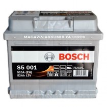 akkumulyator-bosch-s5-001-52аh-520a-fiat-kia-Hyundai-Getz-Ассent-Ford-Fiat-Skoda-Volkswagen-Opel-Audi-Renault
