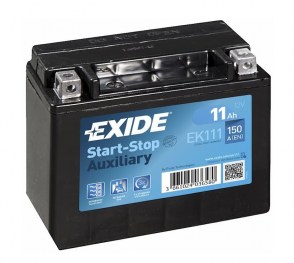 Аккумулятор AGM EXIDE START-STOP EK111 12v 11Ah 150A