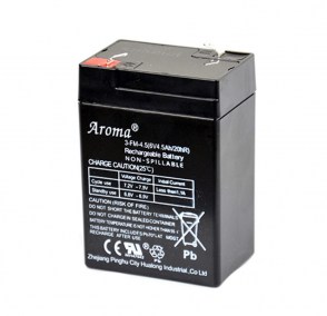 Аккумулятор Aroma 3-FM-4.5(6V4.5AH/20hR) для детского электромобиля