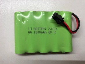 Акумулятор LJ BATTERY ZJ10e AA 1000mAh 6V R для дитячої машинки на радіокеруванні