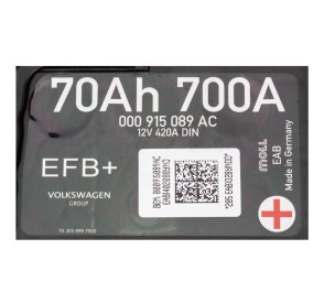 Акумулятор MOLL EFB 70Ah 700A 000 915 089 AC 12v 420A DIN