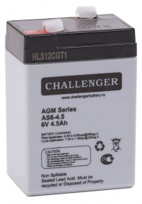 Аккумуляторная-батарея-Challenger-AS6-4.5-6v-4.5Ah