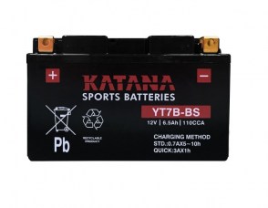 Мото аккумулятор KATANA YT7B-BS 12v 6.5Ah 110A