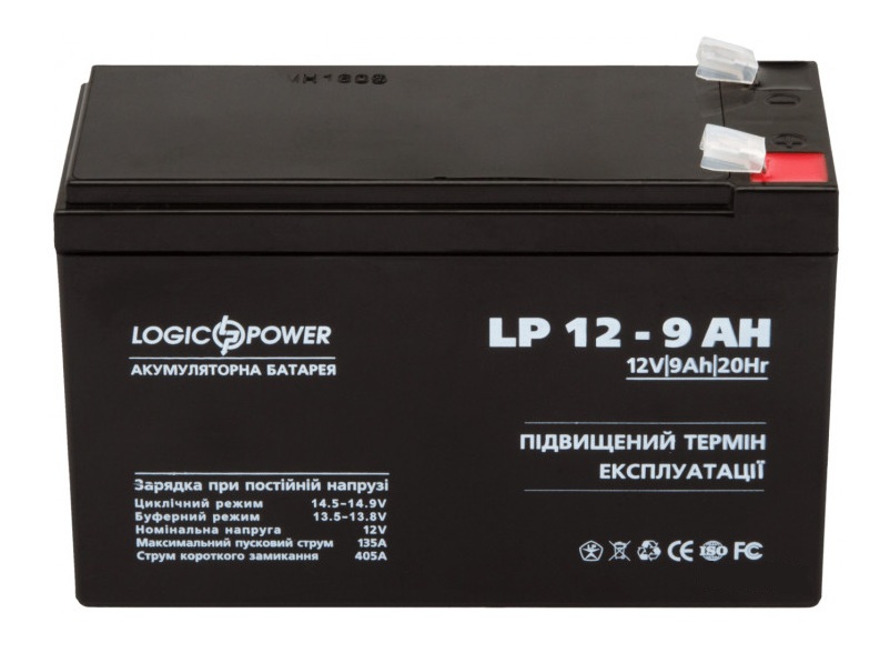  батарея LogicPower AGM LP12-9 12v 9Ah | Купить в е .