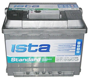 Автомобильные аккумуляторы Ista (Иста)